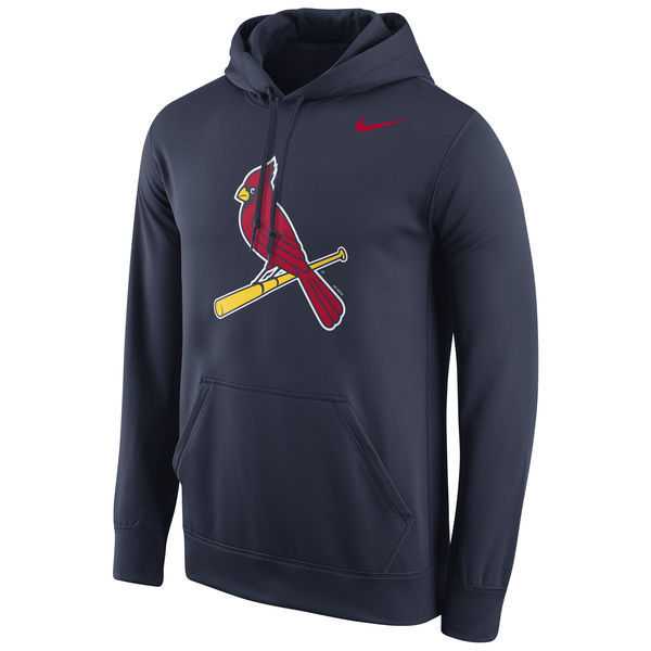 Men's St. Louis Cardinals Nike Logo Performance Pullover Hoodie - Navy Blue,We sell and wholesale Men's St. Louis Cardinals Nike Logo Performance Pullover Hoodie - Navy Blue on line form chian!